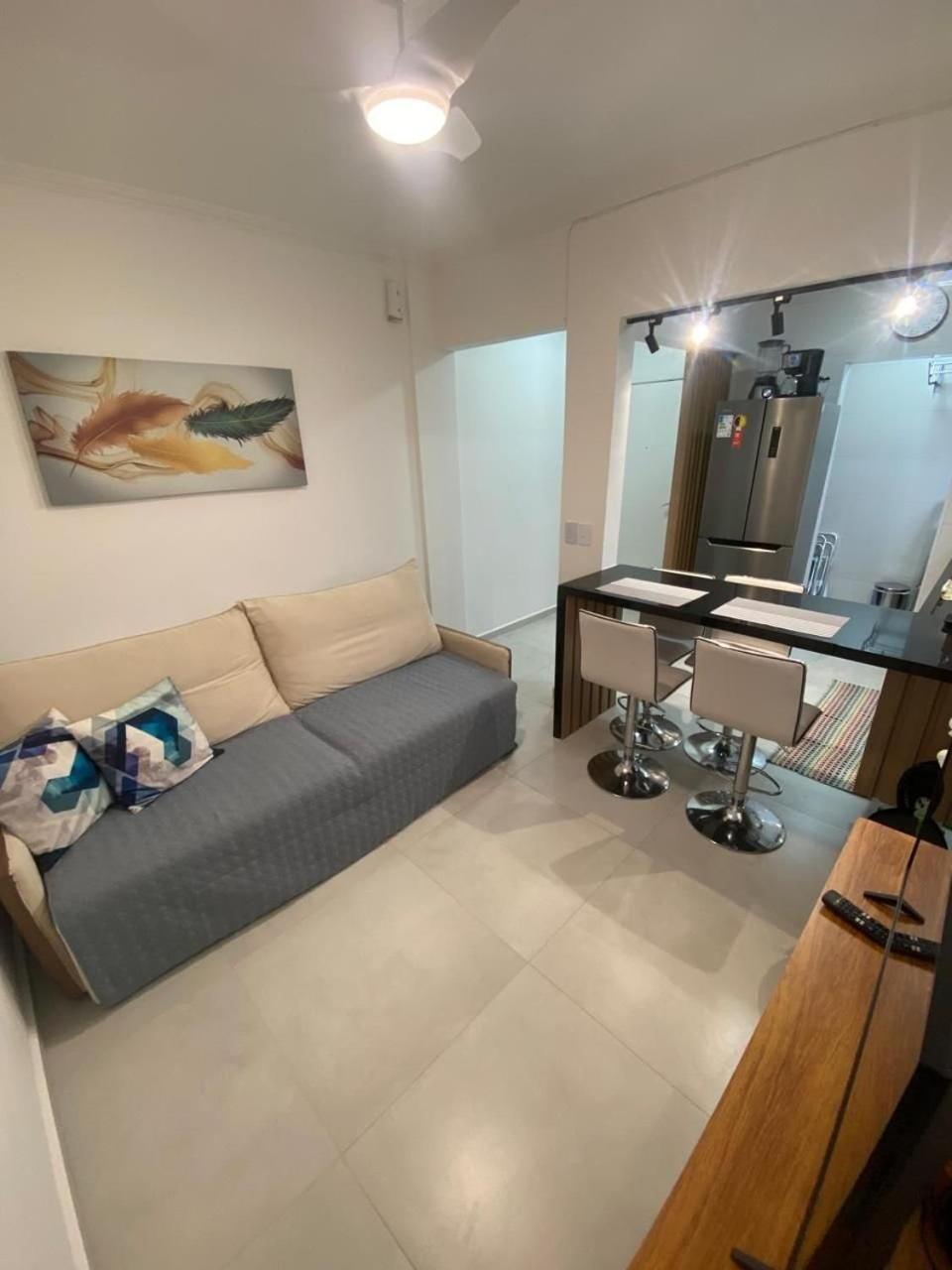 Canto Forte- Suite C/Varanda - Ate 5 Hospedes- Garagem - Wi Fi E 200 Metros Da Praia, 50 Metros Da Av Gastronomica Da Pg Praia Grande (Santos) Eksteriør bilde